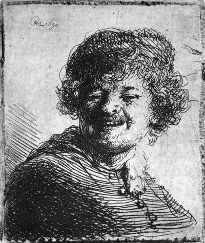 Self-portrait, 1630 by Rembrandt van Rijn
